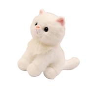 NVOQILIN Life Like Realistic Sitting Cats Plush Stuffed Animals Toy with Soft PP Cotton for Room Decoration Comfort