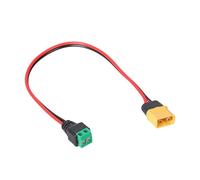 NVOQILIN Male Female Connector to 2 Pin Screw Adapter Texture 28cm Length for Robots Charging Battery Link Cable