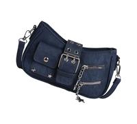 NVOQILIN Modern Crossbody Bag Adjustable Strap PU Leather Lightweight For Daily Essentials Travel Multiple Notebook Bag