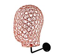 NVOQILIN Modern Metal Mannequin Display Head Model Stylish Mannequin Head Wigs Display Stand for Wigs Hats Caps and More Creative Wall Mount