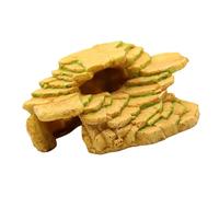 NVOQILIN MultiFunctional Reptiles Hide Cave for Lizards Spiders Artificial Habitat Decoration Natural Looking Dragon Cave