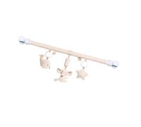 NVOQILIN Organic Cotton Pram Stroller Hanging Toy Soft Sounding Bells Infant Crib Mobile Sensory Development