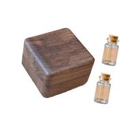 NVOQILIN Pet Memorial Storage Box for Preserving Furs Claws Teeth Keepsakes Wood Engraved Container for Loss Dog Cats Mementos Pet Furs Memorial Box