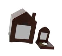 NVOQILIN Pet Urn Box Wood Ashes Container Holders for Preserving Lastings Memory of Dog Cats Keepsakes Remembrances Urn Pet Memorial Box