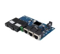 NVOQILIN Power Embedded Photoelectric Converter 2 Fiber 3 Ethernet Port Easy Installation in Industrial Environment Industrial Media Converter