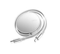 NVOQILIN Retractable USB Type C Cable PD240W Fast Charging 480Mbps Data Transfer Adjustable Length Convenient Storage