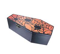 NVOQILIN Rural Wood Coffer Candy Storage Planner Halloween Party Essential Permanent Plan for Treats and Decorations Rural Coffer Fashion Candy Storage