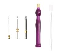 NVOQILIN Russian Punches Needle Embroidery Tool with Multiple Needle Size for Various Fabric Projects Featuring Sturdy Materials Craft Embroidery Tool