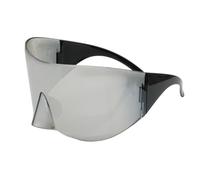 NVOQILIN Seamless Oversized Unisex Sunglasses Sun Protections Lightweight Practical PC Lens Wide Angles Sunglasses for