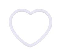 NVOQILIN Simple Accessory Love Heart Shaped Rings Jewelry Making Supplies for Beautiful Handmade Pieces