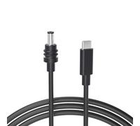 NVOQILIN Small DC5521 To Type C/5.5x2.1mm Charging Cable Powerful Transfer Up To 100W Durability PVC Insulation