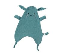 NVOQILIN Soft Two-Layer Muslin Baby Blanket Colorful Baby SnuggleBlanket Newborn Soothing Blanket Toy For Boys Girls Colorful Two-Layer Muslin Comforter Cotton Newborn Security With Animal