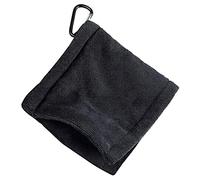 NVOQILIN Square Microfiber Ball Cleaning Towel With Carabiner Hook Water Absorption Clean Club For Head Wipe Cloth Clea Club Head Cleaner Cleaning Towel Tool