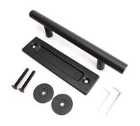 NVOQILIN Strong Mild Steel Round Barn Gate Handle Tool Complimentary Installation Ergonomic Plan for Sliding Doors