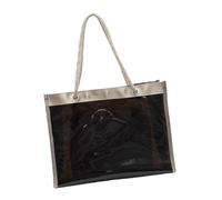 NVOQILIN Stylish Clear PVC Bag For Women Lightweight Beach Bag With Spacious Interior Shoulder Purse And Cosmetic Pouches Set Spacious PVC Daily