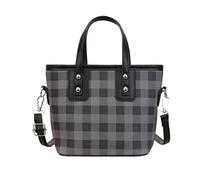 NVOQILIN Stylish Two Tone Crossbody Bag With Adjustable Strap Water Resistant PU Composition For Daily