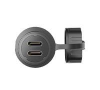 NVOQILIN Two Port USB C Waterproof Connectors 10Gbps Fast Speed Data Transfer Adapter ABS Design