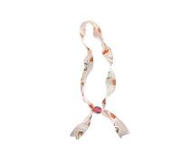 NVOQILIN Unique Artisanal Crafted Beaded Scarf Necklace Featuring Colorful Flowers Ideal for Gift Giving Spring Season Beaded Jewelry