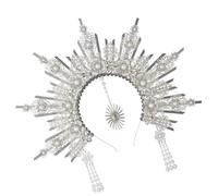 NVOQILIN Unique Designs Medusas Angelic Headband Portable Accessory For Goddesses Costumes And Festive Party Supplies Occasions Angelic Crown Hairpiece