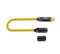 NVOQILIN USB 3.2 20Gbps USB C to USB C Spring Retractable Cable PD3.1 140W Silicone Data Transfer Fast Charging Cable