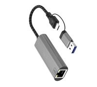NVOQILIN USB a Type C to Ethernet Adapters 1000Mbps Gigabit Networking Dongle for Laptop Tablets and Smartphone Type C Ethernet Adapter