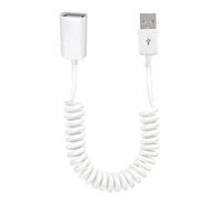 NVOQILIN USB2.0 Male To Female Spring Coiled Telescopic Extension Cable For Various USB Devices