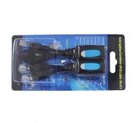 NVOQILIN Versatility RJ45 Ethernet Combiner Splitter Supports Multiple Installations With Cost Effective Power Solution POE Splitter