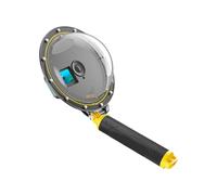 NVOQILIN Waterproof Dome Housing For Action5/4/3 Cameras With Floating Handle Design Dive Snorkeling Accessories