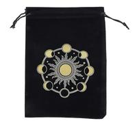 NVOQILIN Witch Divination Crystal Packing Pouches Tarot Storage Bag Drawstring Package Holder Bag Tarot Carrying Bag Tarot Storage Bag