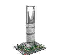 NVOSIYU Kingdom Tower Building Blocks Set, Famous Landmarks Architecture Model Micro Blocks Set for Office Home Decor, DIY Mini Bricks Toys Gifts for Adults (4692 Pieces)