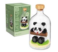 NVOSIYU Panda Mini Building Blocks Set, Micro Blocks Animal Figures Collectible Building Toy Office Home Decor for Adults, Gifts for 14 Plus Year Old Girls and Boys (2840)