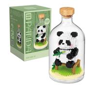 NVOSIYU Panda Mini Building Blocks Set, Micro Blocks Animal Figures Collectible Building Toy Office Home Decor for Adults, Gifts for 14 Plus Year Old Girls and Boys (2839)
