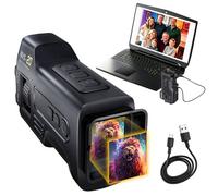NVS-20 4K Night Vision Goggles for Adults,7 Level Adjustable IR,DAY & Night Dual Use Night Vision Scope,6X Max Digital Zoom Infrared Night Vision Device,Playback Function,Hunting Gear,Gift for Men