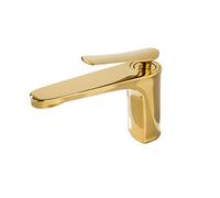 NVSFZGIYG Bathroom Sink Faucet Single Hole White,Bathroom Sink Faucet Single Handle Brass,Bathroom Faucet,Tall Bathroom Faucet Black,Chrome(Gold)