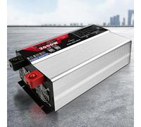 NVSFZGIYG Pure Sine Wave Power Inverter DC 12V/24V to 110V/220V Converter Adapter with 6 USB Port & 2 AC Outlets Remote Controller(24Vto220V,2000W)