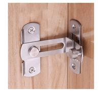 NVSFZGIYG Slide Latch,Gate Bolt Lock, Sliding Door, 1pc Cast Metal Hook Texture Country Rustic Decoration Right Angle Buckle