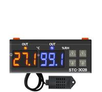 NVSFZGIYG STC-1000 STC-3028 STC-3008 Digital Hygrometer Humidity Controller Thermometer Sensor Heater Cooler 24V/220V(STC-3008 AC110V-220V)