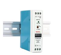 NVVV MDR-20-24 AC to DC DIN-Rail Power Supply, 24V, 1 Amp, 24W, 1.5"