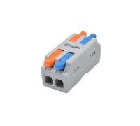 NVVVNX 5/10pcs Mini Quick Wiring Connector Splitter Cable Compact Splice Push-in Electrical Connection Terminal Block 1 In Multiple Out(2 In 2 Out-01,10PCS)