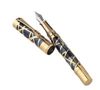 NVVVNX City Light Hollow Gift Business Pen Piston Ink Absorbing Transparent Resin Inner Sleeve Writing Pen(A2,F)
