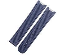 NVVVNX For Omega Seamaster 300 AT150 Aqua Terra Ultra Light 8900 Series 20mm Silica Gel Watchband(Rose Green)