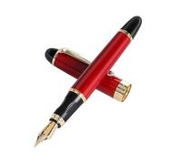 NVVVNX Fountain Pens Fine Nib 0.7mm Gold Clip Metal Inking Pens for Student School Office Supplies Writing Stationery(03)