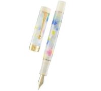 NVVVNX Resin Arrow Shaped Pen Golden Clip Fountain Pen Stationery Business Office School Supplies(15,Bent)