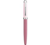 NVVVNX Youth Bright Face Color Pen Metal Sharp Pointed Adult Student Calligraphy Practice Pen Ink Pen Fountain Pen(Rose Pink,0.38)
