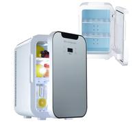 NVYAZJ 20L Car Refrigerator, Portable Hot And Cold Freezer with Digital Display Handle Touch Control Switch Removable Side Panels 110-220v/12v, Beverage Fridge for Car, Room, Dorm