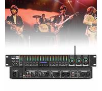 NVYAZJ Audio Digital Equalizer, Wireless Bluetooth Connection, One-click Anti-howling, Microphone/music/reverberation Independent Adjustment, HD Sound Quality