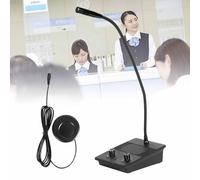 NVYAZJ Dual-Way Window Intercom System, High Power Microphone Speaker, Adjustable Independent Volume and Noise Immunity for Bank, Office, Hospital, Store, Ticket Booth