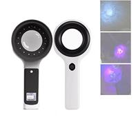 NVYAZJ Professional Woods Lamp, Skin Analyzer Beauty Test Face Care Magnifying Analyzer, Purple Light Black Light Detector for Analyzing Skin, Dog/Cat Ringworm Detect, Pet Urine Detect, Moldy Detect