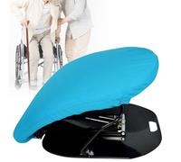 NVYAZJ Uplift Seat Assist Cushion, Power Lifting Standing Aid, 7 Levels Adjustment, Dual Air Pumps Hydraulic, Supports 2-90KG for Indoor or Outdoor Armchairs Sofas