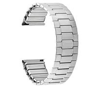 NVYRFS 22mm Elastic Stainless Steel Strap Men Women Metal Watch Band Quick Release Universal Bracelet(Silver)